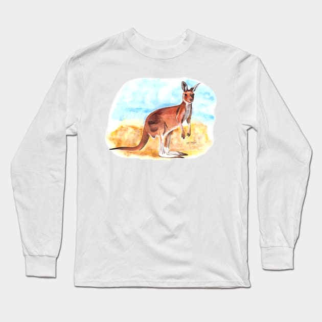 Kangaroo Long Sleeve T-Shirt by lucafon18